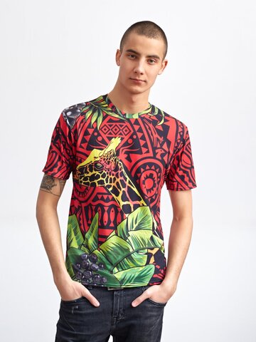 Pre dokonalý a originálny outfit Tričko s krátkym rukávom Červená žirafa