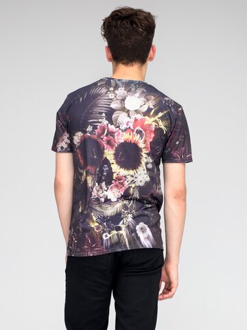 Potešte sa týmto kúskom Dedoles Tričko s krátkym rukávom Kvetinová lebka