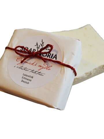 Výpredaj Organické mydlo na psoriázu, ekzém a problematickú pokožku s vlastnou tinktúrou