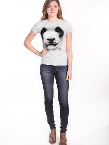 Potešte sa týmto kúskom Dedoles Dámske tričko Biela panda