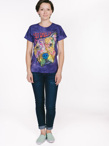 Potešte sa týmto kúskom Dedoles Dámske tričko Russo Pitbull