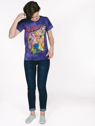 Výnimočný darček od Dedoles Dámske tričko Russo Pitbull