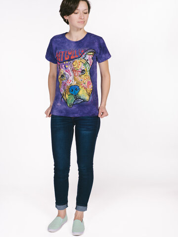 Pre dokonalý a originálny outfit Dámske tričko Russo Pitbull