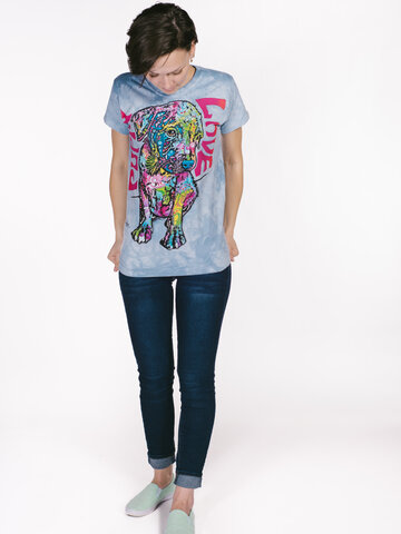 Ajándék tipp Russo kölyökkutya női póló