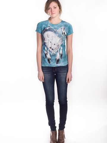 Výnimočný darček od Dedoles Dámske tričko Vlčia láska