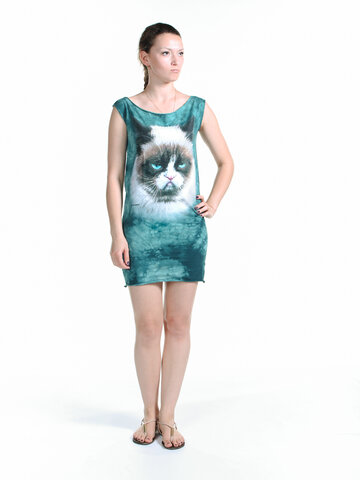 Lifestyle foto Minišaty Nevrlá mačka