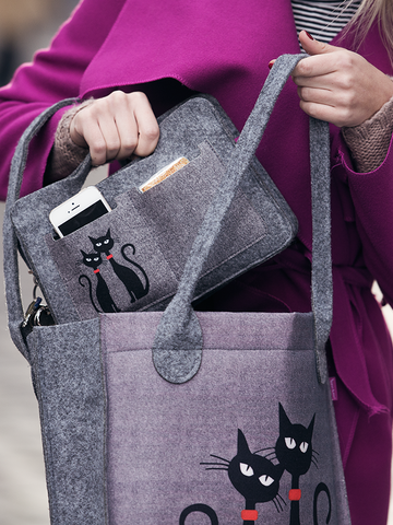 Potešte sa týmto kúskom Dedoles City Handbag - Hidden Cat