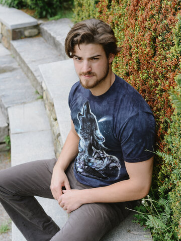 Foto Triko  Vytí vlků na měsíc