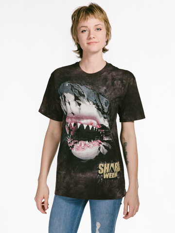 Szerezzen magának örömet ezzel a Dedoles darabbal Shark Week Breakthru T Shirt