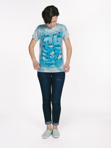 Lifestyle foto Dámske tričko Cool delfíny