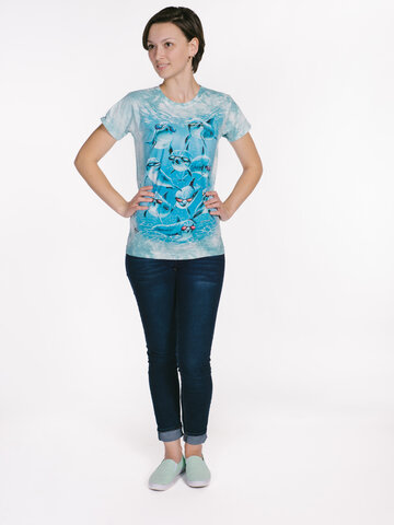 Tip na darček Dámske tričko Cool delfíny