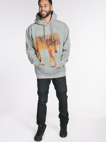 Potešte sa týmto kúskom Dedoles Mikina s kapucňou Lesný vlk