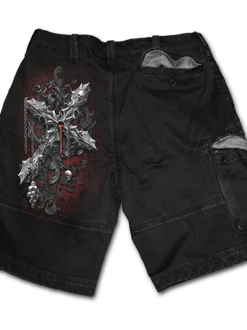 Výpredaj Pánske krátke nohavice Kríž v lebke