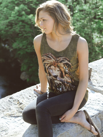 Kiárusítás Raszta oroszlán trikó