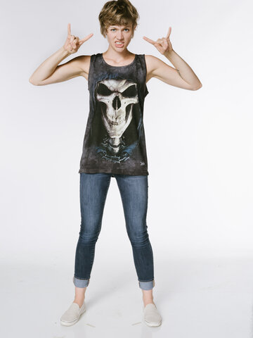 Pre dokonalý a originálny outfit Tielko Tvár smrti