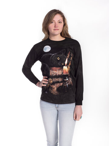 Ajándék tipp Hosszúujjú póló Macska a gyertyánál