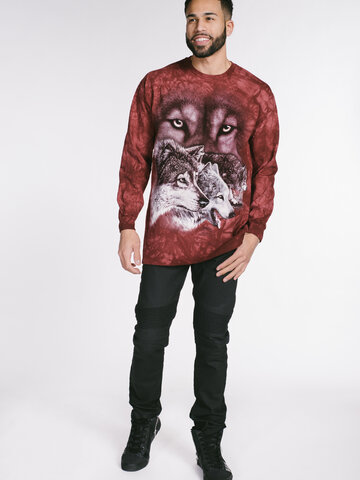 Výpredaj Dlhý rukáv Nájdi 9 vlkov