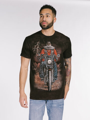 Potěšte se tímto kouskem Dedoles Tričko Motorkář v bouři