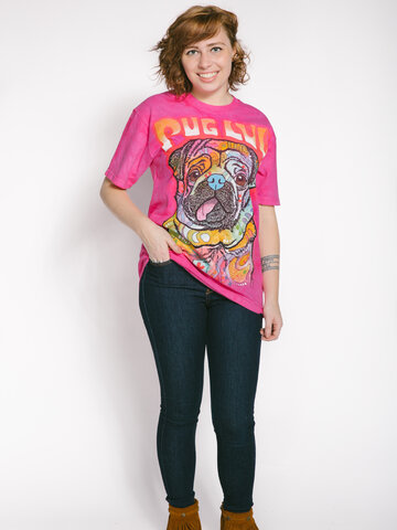 Lifestyle foto Tričko Russo Mopslík