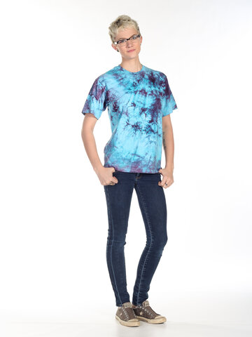 Lifestyle fotó Folyékony égbolt foltos póló