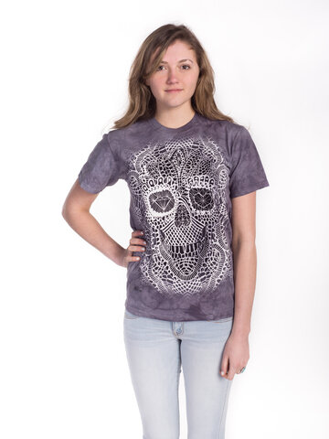 Szerezzen magának örömet ezzel a Dedoles darabbal Csipkés halálfej póló