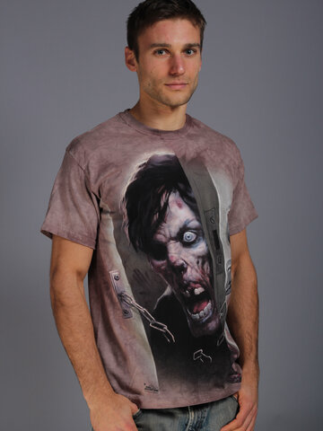 T Shirt Zombie in der Tur Dedoles