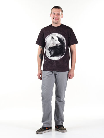 Foto Jin-jang farkasok póló