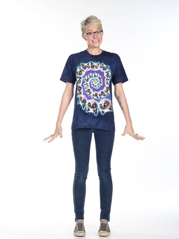 Tip na dárek Tričko Grumpy cat spirála