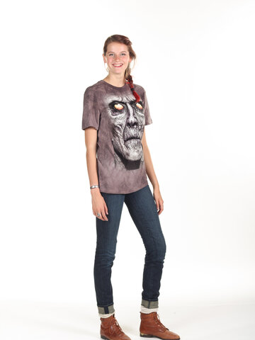 Zľava Tričko Tvár zombie