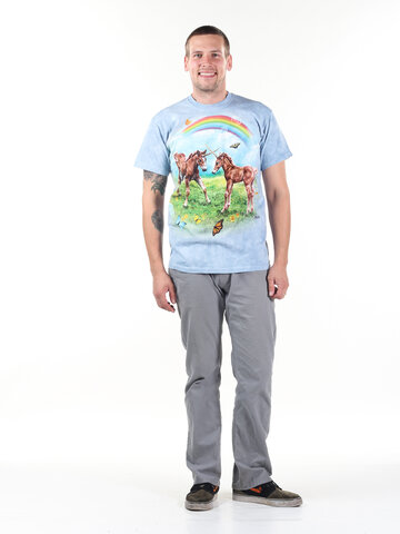 Kiárusítás Párbajozó egyszarvúk póló