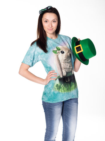 Lifestyle fotó Ír nyuszi póló