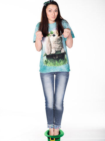 Ajándék tipp Ír nyuszi póló