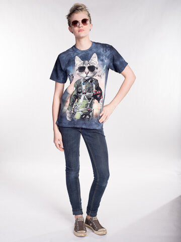 Eredeti ajándék a Dedolestől Harcos cica póló