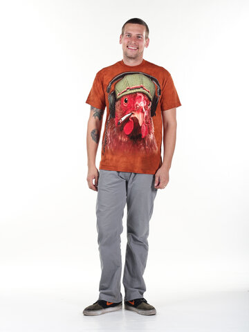 Szerezzen magának örömet ezzel a Dedoles darabbal Raszta csirke póló