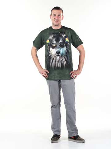 Ajándék tipp Raszta farkas póló