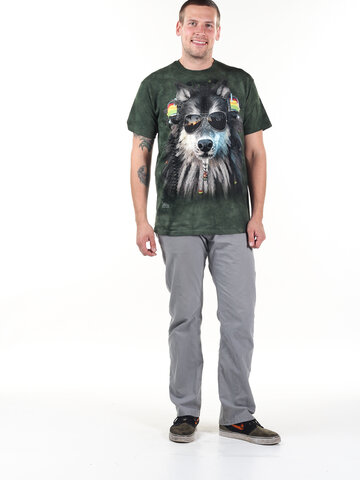 Eredeti és szokatlan ajándékot keres? a megajándékozottat garantáltan meglepi Raszta farkas póló