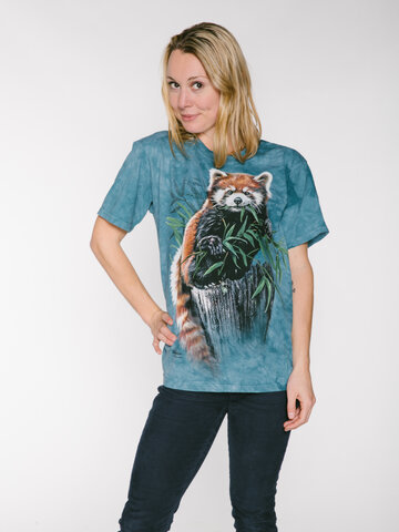 Eredeti és szokatlan ajándékot keres? a megajándékozottat garantáltan meglepi Vörös macskamedve bambusszal póló