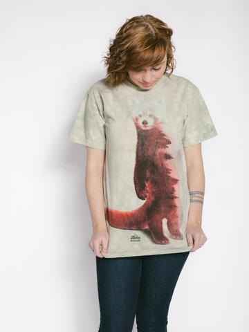 Zľava Tričko Červená panda a les