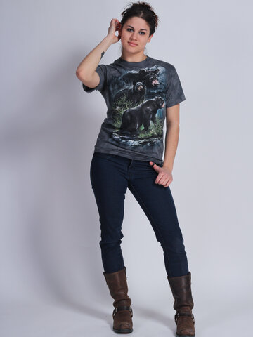 Ajándék tipp Három fekete medve póló