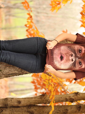 Pre dokonalý a originálny outfit Tričko Orangutan Bendži