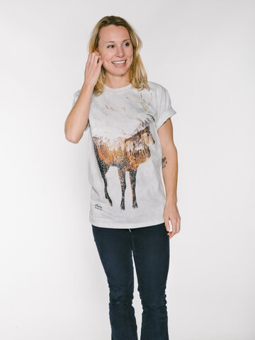 Lifestyle foto Tričko Jeleň a les