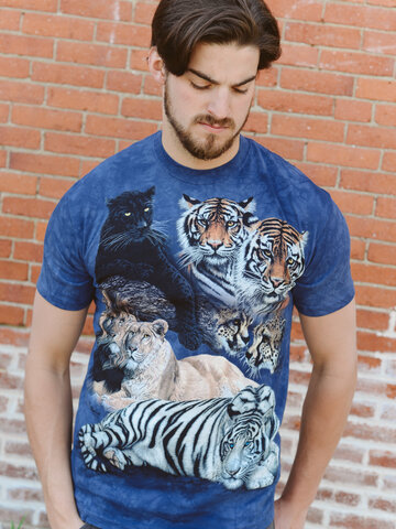 Výnimočný darček od Dedoles Big Cat Collage Adult