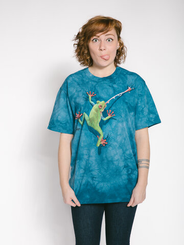 Pre dokonalý a originálny outfit Tričko Žaba s vyplazeným jazykom