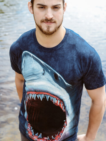 Kedvezmény Cápa fogak póló