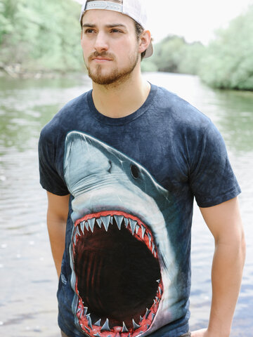 Eredeti és szokatlan ajándékot keres? a megajándékozottat garantáltan meglepi Cápa fogak póló