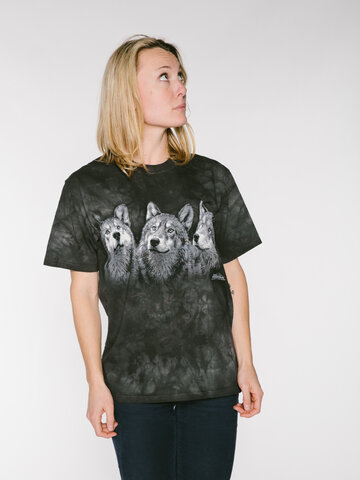 Výpredaj Tričko Čiernobiele vlky
