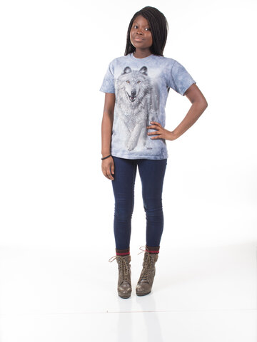 Lifestyle foto Tričko Snežný vlk