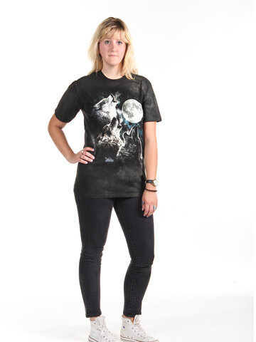 Tip na darček Tričko Traja vlci vyjúci na mesiac