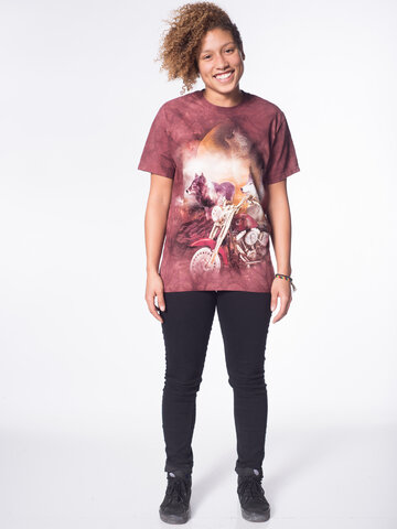 Lifestyle foto Tričko Vlčí motorkári