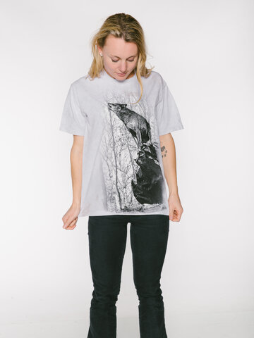 Ajándék tipp Vonyító farkas póló